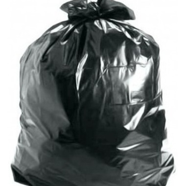 Saco De Lixo Plástico Preto 60 Litros Com 100un