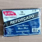 Saco De Lixo Preto 30litros  Reforçado  100unidades - Abnt
