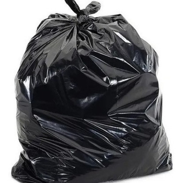 Saco De Lixo Preto Super Reforçado 200 Litros Não Rasga  Preto