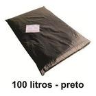 Saco De Lixo Reforçado 100 Litros 200 Unidades Cor Preto Preto