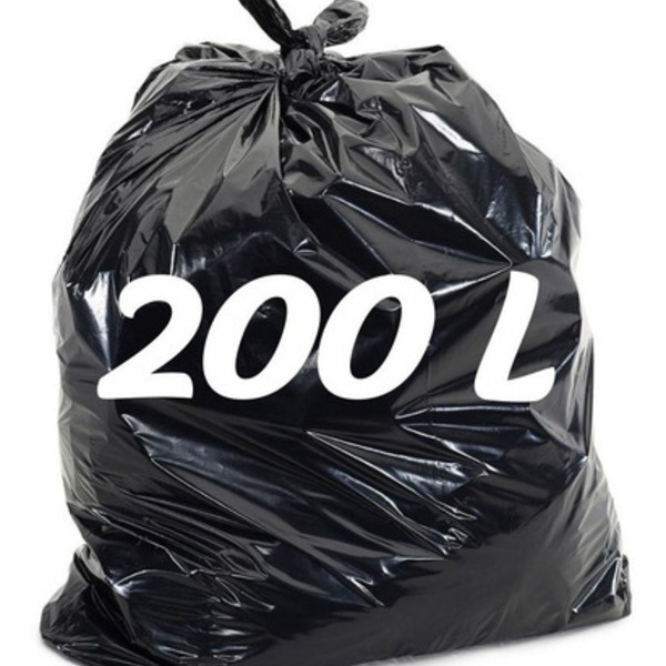 Saco De Lixo Reforçado 200 Litros - 100 Unidades - Micra P8 P