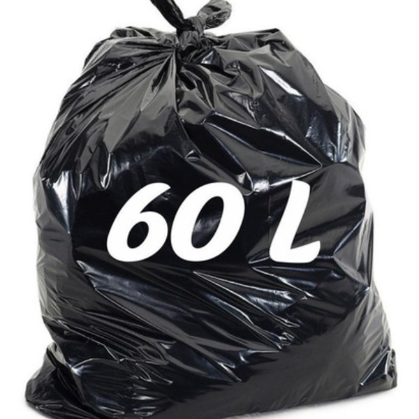 Saco De Lixo Reforçado 60 Litros - 100 Unidades - Premium