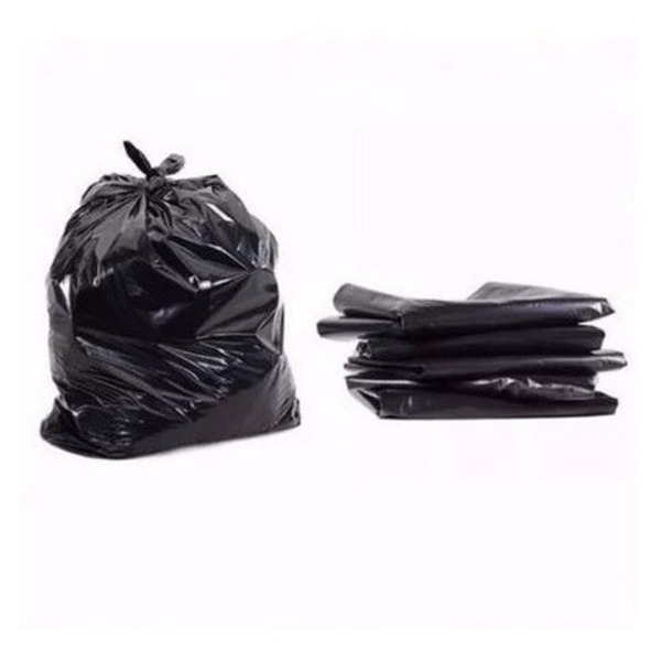 Saco De Lixo Reforçado Preto 50 Litros C/ 100 Unidades