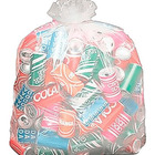 Saco De Lixo Transparente 100l Leve Gigante 100und