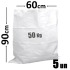 Saco De Rafia/entulho Liso - 60x90cm - C/5un - Construmarcas