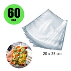 Saco Embalagem Seladora A Vacuo 60 Unidades Saquinho Selar