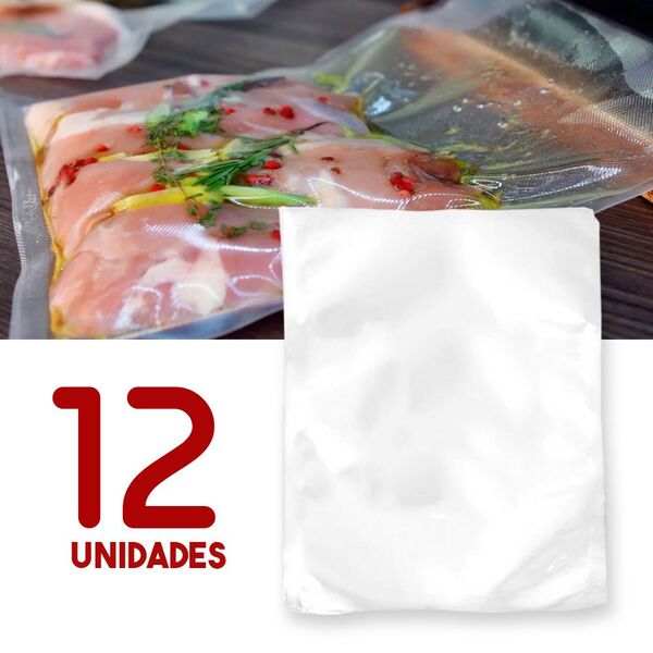 Saco Grande Seladora Vacuo Embalar Selar Saquinho Embalagem 1