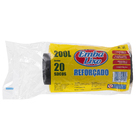 Saco Lixo Embalixo 200L Reforçado Preto Com 20 Sacos