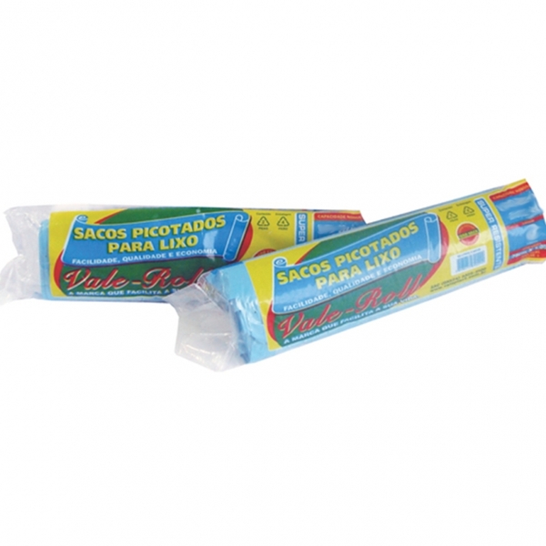 Saco Lixo Azul Super 100lts 05pcs 75cmx1,05m
