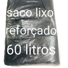 Saco Lixo Reforçado 60 Litros 100 Unidades Preto