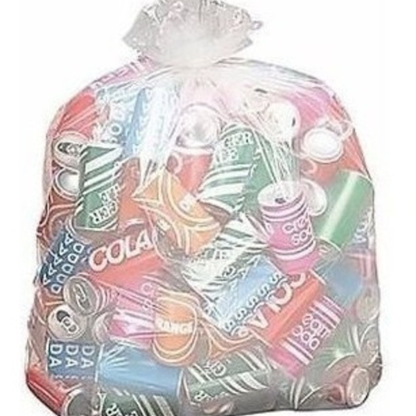 Saco P/ Lixo De 100l Transparente 75x95x0,10 C/200 (2pct)