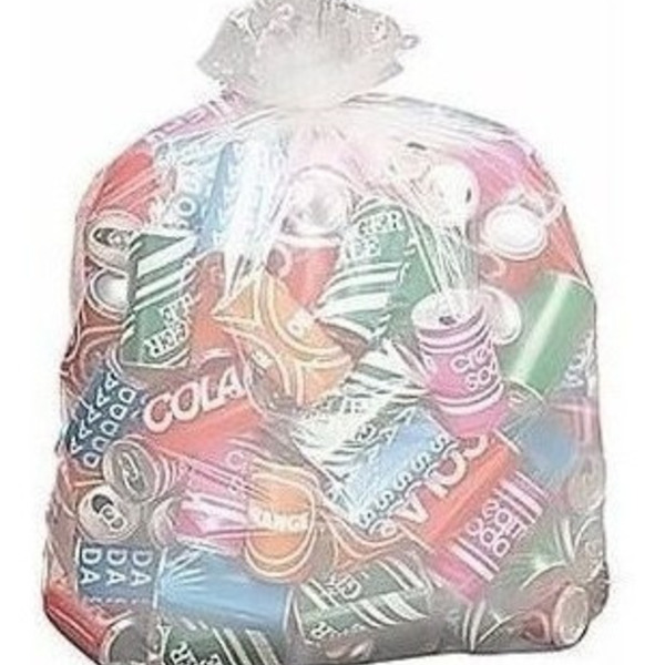 Saco P/ Lixo De 100l Transparente 75x95x0,10 C/200 (2pct)