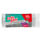 SACO P/LIXO TRANSPARENTE ESFREBOM 12L