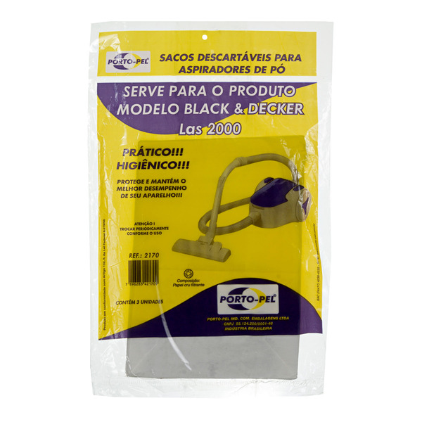 Saco para aspirador serve para Las 2000