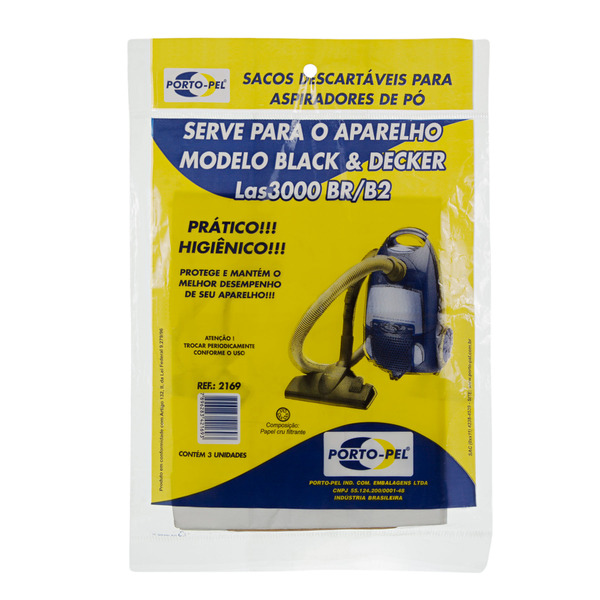 Saco para aspirador serve para Las 3000