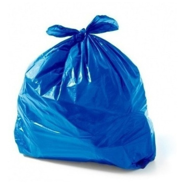 Saco Para Lixo 60 Litros Azul Pacote Com 50un Verde
