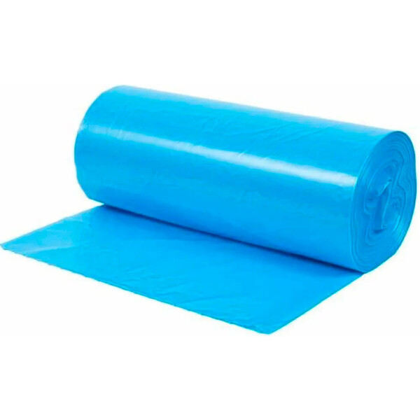 Saco Para Lixo Azul Pe 15l Rolo Com 40 Unidades Plaszom