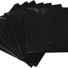 Saco Para Lixo De 40 Litros Fino Preto Pacote C/100 Unidades