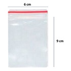 Saco Plástico Zip Lock Hermético Nº2 - 6x10 C/10000 Unidades