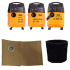 Saco Reutilizável + Filtro Permanente Para Aspirador De Pó Wa