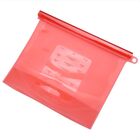Saco Silicone Reutilizável 1000ml Avulso - Vermelho