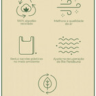 Sacola Ecobag 40cm Personalizada Algodão 100% Reciclado - "li