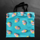 Sacola Ecobag Bolsa Estampada Cupcake Casual Praia Viagem