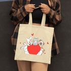 Sacola Ecobag Tecido Poliéster Cachorrinhos