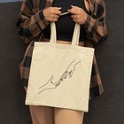 Sacola Ecobag Tecido Poliéster Mãos Conexão