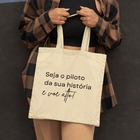 Sacola Ecobag Tecido Poliéster Voe Alto