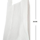 Sacola Plástica Reciclada Reforçada 35x50 Branca - 1 Kg