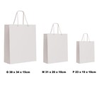 Sacola Premium Papel e Fibra Cinza Cromus