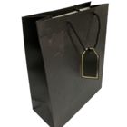 Sacola Presente Luxo Com Cartão De Identificação - Kit 6 Peças