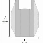 Sacola Sacolinha Preta Reciclada - 40 X 50 Fardo C/ 5 Kg