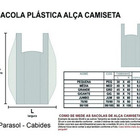 Sacolas Plasticas Reciclada Reforçadas 40x50 Pacote De 3 Kg