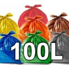 Sacos De Lixo 100l Coloridos Reforçados 100 Un Fabricante