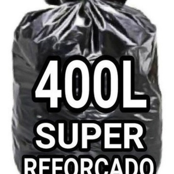 Sacos De Lixo 400 Litros  Super Reforçado 100 Un Fabricante