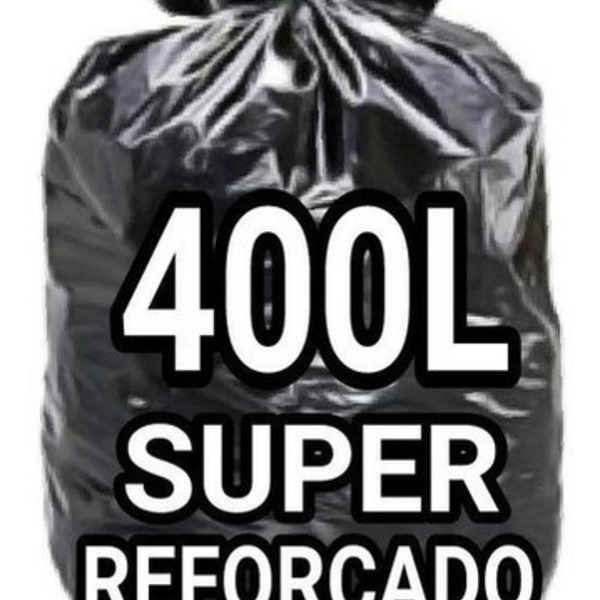 Sacos De Lixo 400 Litros  Super Reforçado 100 Un Fabricante P