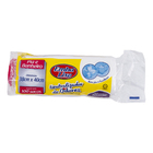 Sacos de Lixo Branco Pia e Banheiro Contém 100 Sacos 38x40cm Embalixo
