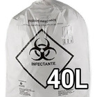 Sacos De Lixo Infectante Hospitalar 40 Litros 100 Unidades