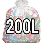 Sacos De Lixo Transparente 200l Reforçado 100 Un Fabricante