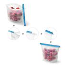 Sacos De Silicone Reutilizável 1000 Ml -  Porta Alimentos - K