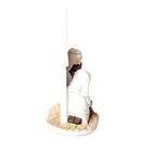 Sagrada Família para Mesa Resina Branco e Ouro 13x10x6cm Cromus