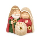 Sagrada Família para Mesa Resina Vermelho e Branco 50x32cm Cromus