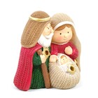 Sagrada Família para Mesa Resina Vermelho e Branco 50x32cm Cromus