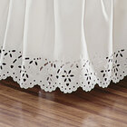 Saia Babado Cama Casal King Palha