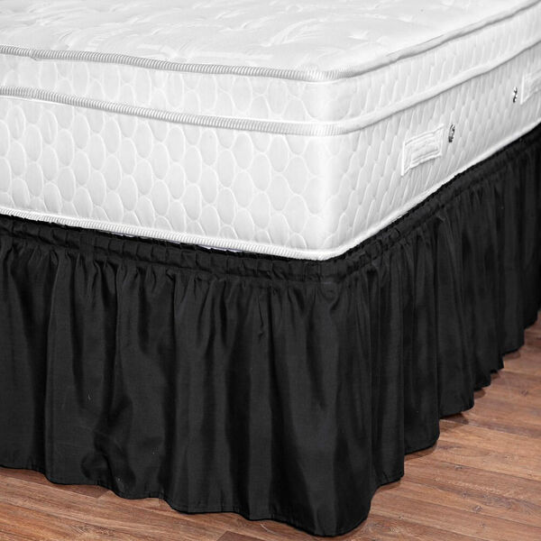 Saia Box Casal  Queen E King Ajustável Renata Preto Enxovais