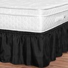 Saia Box Casal  Queen E King Ajustável Renata Preto Enxovais