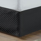 Saia Box Casal Basic Matelada 100% Poliéster - Preto