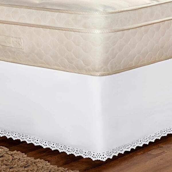 Saia Box Casal Vitta Microfibra Ultrassônica - Branco